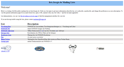 Desktop Screenshot of lists.fossgis.de